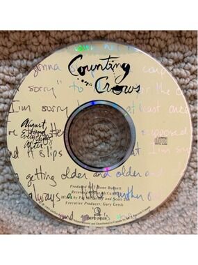 Counting Crows August and Everything After CD Beige Black One Size